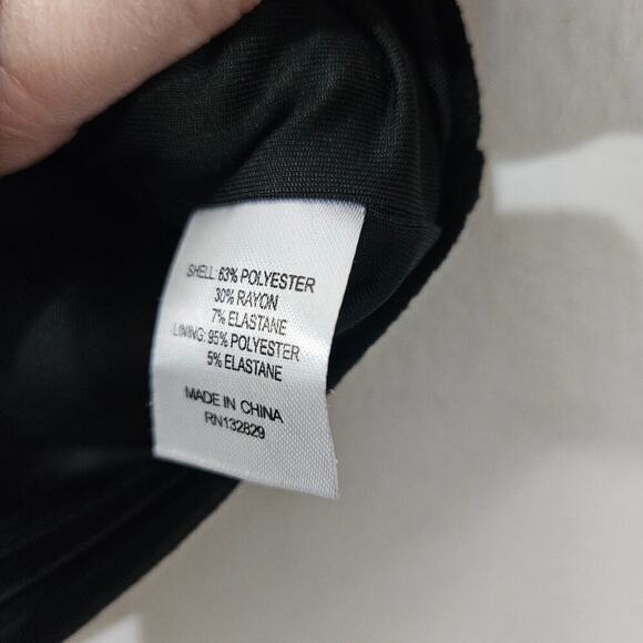 Revolve Privacy Please Lana Top Black Ruched Short Sleeve Ruffle Size Small Crop - Picture 7 of 7